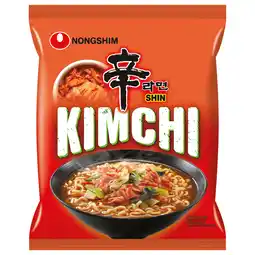 Dekamarkt NongShim Instant noodle soup kimchi aanbieding