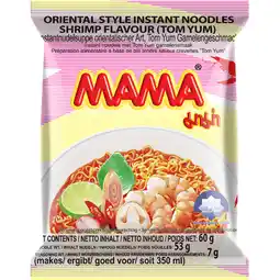 Dekamarkt Mama Noodles garnaal aanbieding