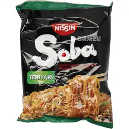 Dekamarkt Nissin Soba noodles teriyaki aanbieding