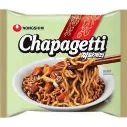 Dekamarkt NongShim Instant noodle soup chapagetti aanbieding