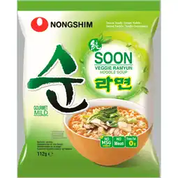 Dekamarkt NongShim Instant noodle soup veggie aanbieding