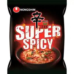 Dekamarkt NongShim Instant noodles red super spicy aanbieding