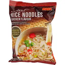 Dekamarkt Mama Rice noodles kip aanbieding