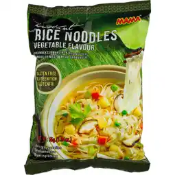 Dekamarkt Mama Rice noodles groente aanbieding