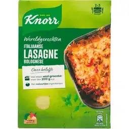 Dekamarkt Knorr Wereldgerecht lasagne bolognese aanbieding