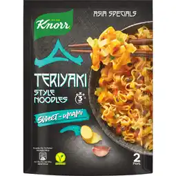 Dekamarkt Knorr Asia specials noodles teriyaki aanbieding