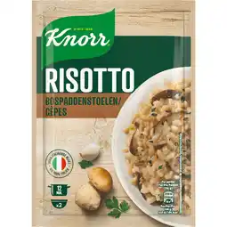 Dekamarkt Knorr Risotto eekhoorntjesbrood aanbieding