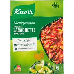 Dekamarkt Knorr Wereldgerecht lasagne napoletana aanbieding