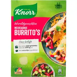 Dekamarkt Knorr Wereldgerecht mexicaanse burritos aanbieding