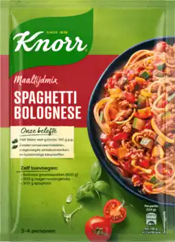 Dekamarkt Knorr Mix voor spaghetti aanbieding