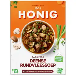 Dekamarkt Honig Deense rundvleessoep aanbieding