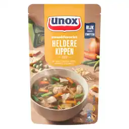 Dekamarkt Unox Soep in zak heldere kippensoep aanbieding