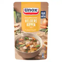 Dekamarkt Unox Soep in zak heldere kippensoep aanbieding