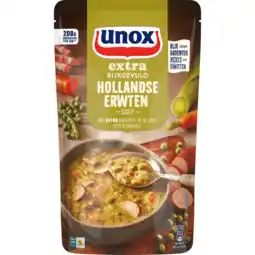 Dekamarkt Unox Soep in zak erwten extra rijkgevuld aanbieding