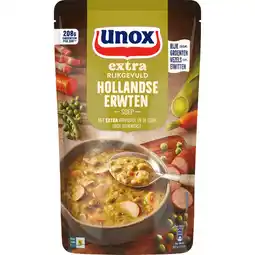 Dekamarkt Unox Soep in zak erwten extra rijkgevuld aanbieding