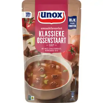 Dekamarkt Unox Soep in zak Klassieke ossenstaartsoep aanbieding