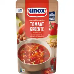 Dekamarkt Unox Soep in zak tomaat groentesoep aanbieding