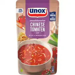 Dekamarkt Unox Soep in zak Chinese tomatensoep aanbieding