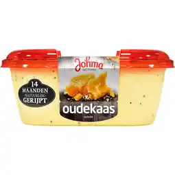 Dekamarkt Johma Oude kaas salade aanbieding