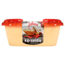 Dekamarkt Johma Kip-samba salade aanbieding