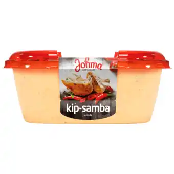 Dekamarkt Johma Kip-samba salade aanbieding