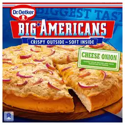 Dekamarkt Dr. Oetker Big Americans pizza cheese onion aanbieding