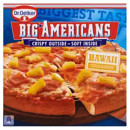 Dekamarkt Dr. Oetker Big Americans pizza Hawaii aanbieding