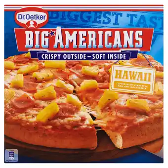 Dekamarkt Dr. Oetker Big Americans pizza Hawaii aanbieding