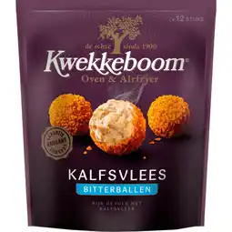 Dekamarkt Kwekkeboom Kalfsbitterballen voor in de oven 12 stuks aanbieding