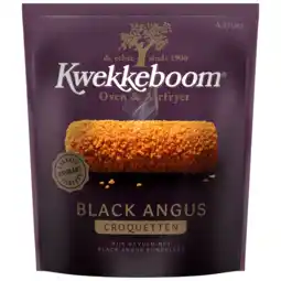 Dekamarkt Kwekkeboom Oven kroketten black angus 4 stuks aanbieding