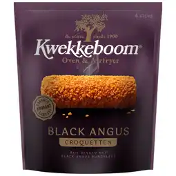 Dekamarkt Kwekkeboom Oven kroketten black angus 4 stuks aanbieding