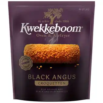 Dekamarkt Kwekkeboom Oven kroketten black angus 4 stuks aanbieding