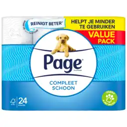 Dekamarkt Page Toiletpapier 24 rollen original aanbieding
