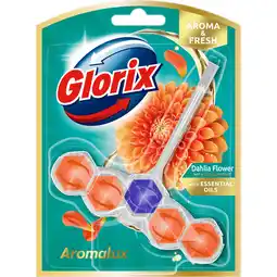 Dekamarkt Glorix Toiletblok aroma lux dahlia flow&dragonfr aanbieding