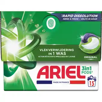 Dekamarkt Ariel Vloeibaar wasmiddel all in 1 pod original aanbieding