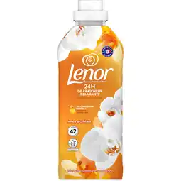Dekamarkt Lenor Wasverzachter amber & orchidee 42 wasbeurten aanbieding
