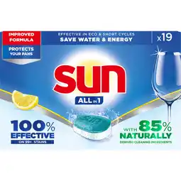 Dekamarkt Sun Vaatwastabletten all in one lemon aanbieding
