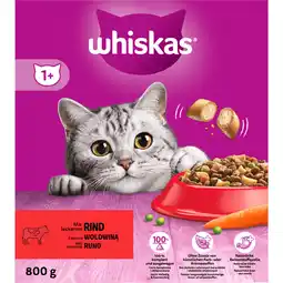 Dekamarkt Whiskas Kattenvoer adult rund aanbieding
