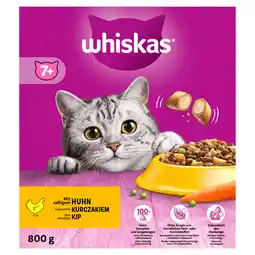 Dekamarkt Whiskas Kattenvoer senior kip aanbieding