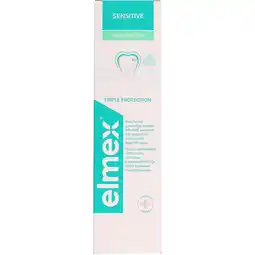 Dekamarkt Elmex Tandpasta sensitive fresh breath aanbieding