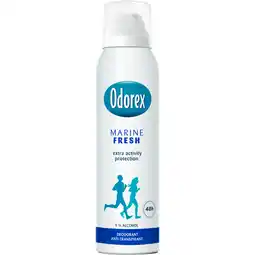 Dekamarkt Odorex Deospray marine fresh aanbieding