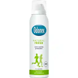Dekamarkt Odorex Deospray natural fresh aanbieding