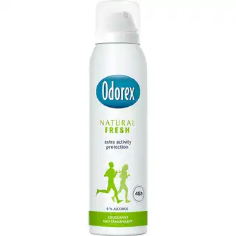 Dekamarkt Odorex Deospray natural fresh aanbieding