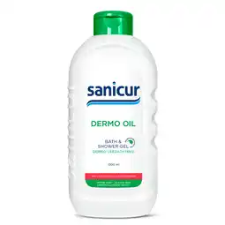 Dekamarkt Sanicur Bad & douchegel dermo olie aanbieding