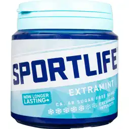 Dekamarkt Sportlife Kauwgom extramint aanbieding