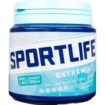 Dekamarkt Sportlife Kauwgom extramint aanbieding