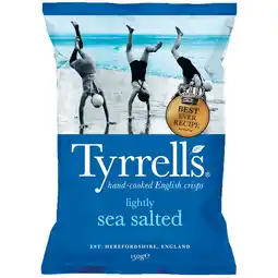 Dekamarkt Tyrrells Chips lightly sea salted aanbieding