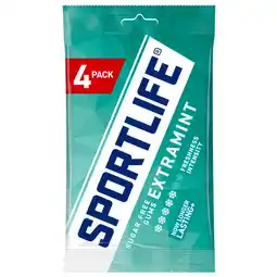 Dekamarkt Sportlife Extramint 4 st aanbieding
