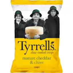Dekamarkt Tyrrells Chips mature cheddar aanbieding