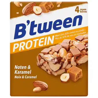 Dirk Hero Btween proteinreep noten & karamel 4 st aanbieding